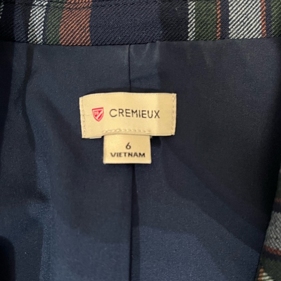 Daniel Cremieux Multicolor Plaid Blazer NWOT - Picture 5 of 9